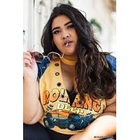 Plus Size Graphic Muscle Tee
