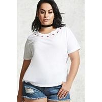 plus size watermelon patch tee