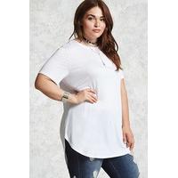 plus size high low tee