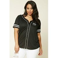 Plus Size NYC Baseball Jersey