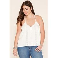 Plus Size Lace-Trim Cami