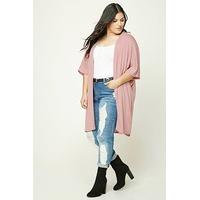 Plus Size Open-Front Cardigan