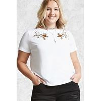 Plus Size Tiger Patch Tee