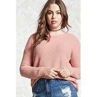 plus size back cutout jumper