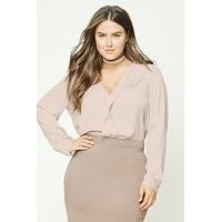 Plus Size Satin Top