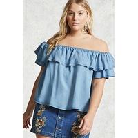 Plus Size Off-the-Shoulder Top