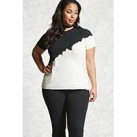 plus size dip dye pocket tee