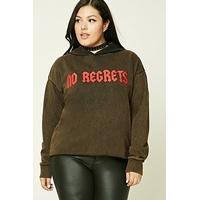 Plus Size No Regrets Hoodie