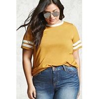 Plus Size Varsity Stripe Tee