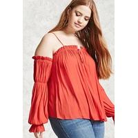 Plus Size Draped Blouse