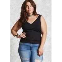 plus size v neck tank top