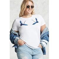 Plus Size Embroidered Tee