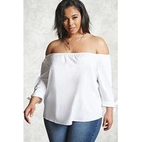 Plus Size Off-the-Shoulder Top