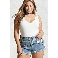 plus size v neck tank top