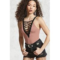 Plunging Strappy Bodysuit