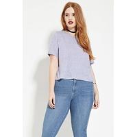 Plus Size Slub Knit Tee