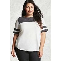 plus size colorblock tee