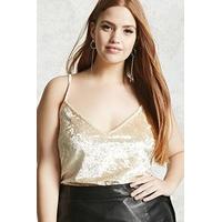 Plus Size Crushed Velvet Cami