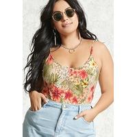 Plus Size Tropical Bodysuit