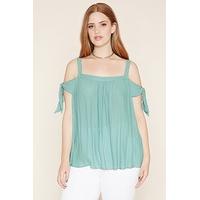 plus size open shoulder top