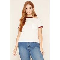 plus size ringer tee