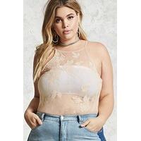 plus size lace cami bodysuit