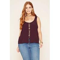 Plus Size Crisscross-Front Top