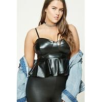 plus size peplum cami