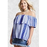 Plus Size Tie-Dye Top