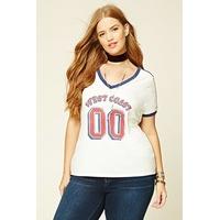 Plus Size West Coast Ringer Tee