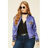 Plus Size NY Embroidered Jacket