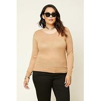 plus size cotton blend jumper