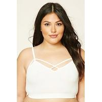 Plus Size Caged-Cutout Bralette