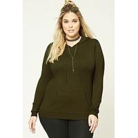 Plus Size Hooded Sweatshirt