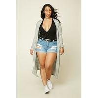 Plus Size Longline Cardigan