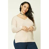 plus size wool blend jumper