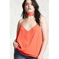 Plus Size Semi-Sheer Woven Top