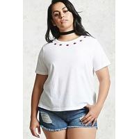 plus size strawberry patch tee