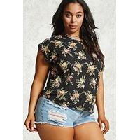 Plus Size Floral Top