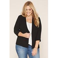 Plus Size Collared Blazer