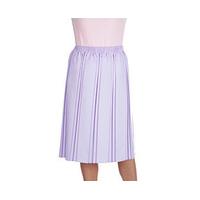 Pleated Elasticated Skirt, Lilac, Size 16-18, Polyester