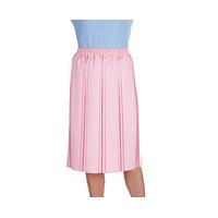 Pleated Elasticated Skirt, Pink, Size 12-14, Polyester