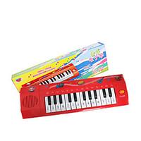 Plastic Red Simulation Child Keyboard for Children Above 3 Musical Instruments Toy