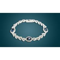 Platinum Plated Crystal Bracelet