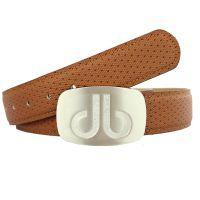 players collection belt buckle brown