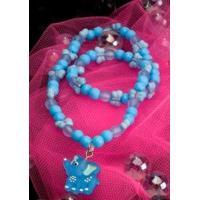 plastic elasticated elephant necklace