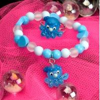 Plastic Elasticated Octopus Bracelet & Ring