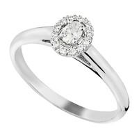 platinum oval diamond cluster ring