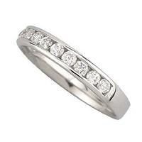 Platinum 0.33 carat diamond ring