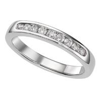 Platinum 0.25 carat diamond ring